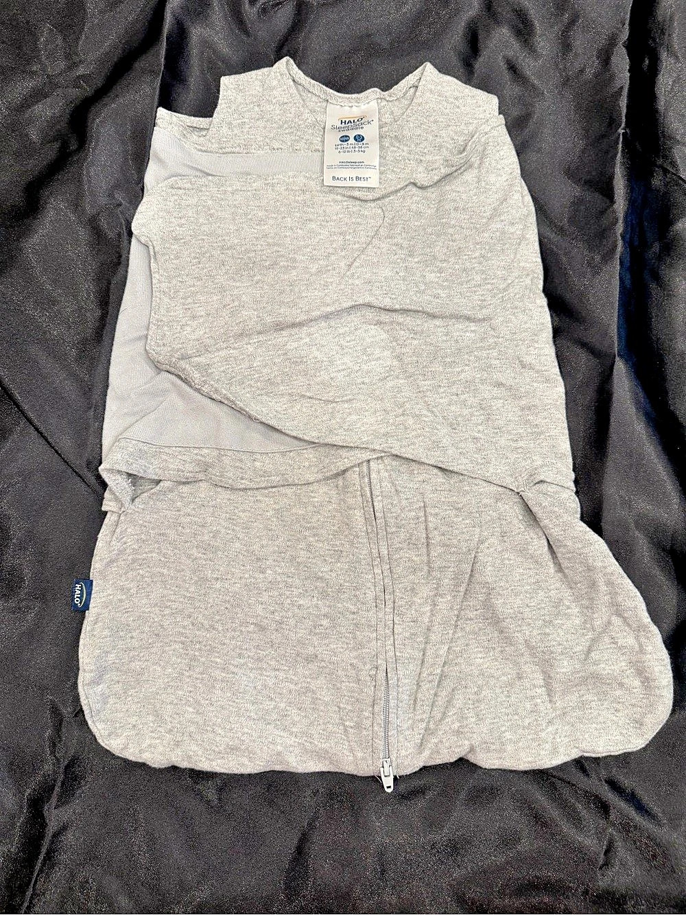 Halo SleepSack Swaddle Gray Baby 036M Swaddle Sack